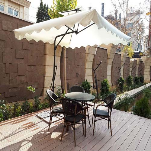 چتر پایه کنار مربع