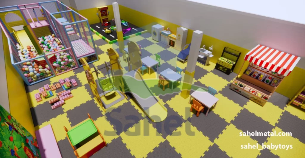 خانه بازی قلقلک کرمان 2 ما در ساحل، خانه‌های بازی را فقط تجهیز نمی‌کنیم؛ از طراحی تا نصب، صفر تا صد با شما هستیم.