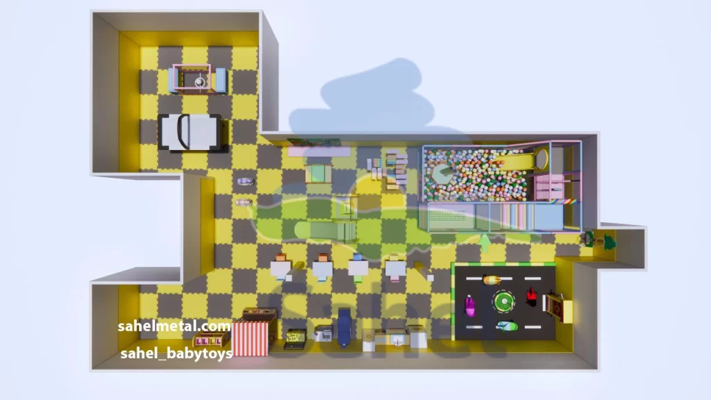 خانه بازی قلقلک کرمان 3 ما در ساحل، خانه‌های بازی را فقط تجهیز نمی‌کنیم؛ از طراحی تا نصب، صفر تا صد با شما هستیم.