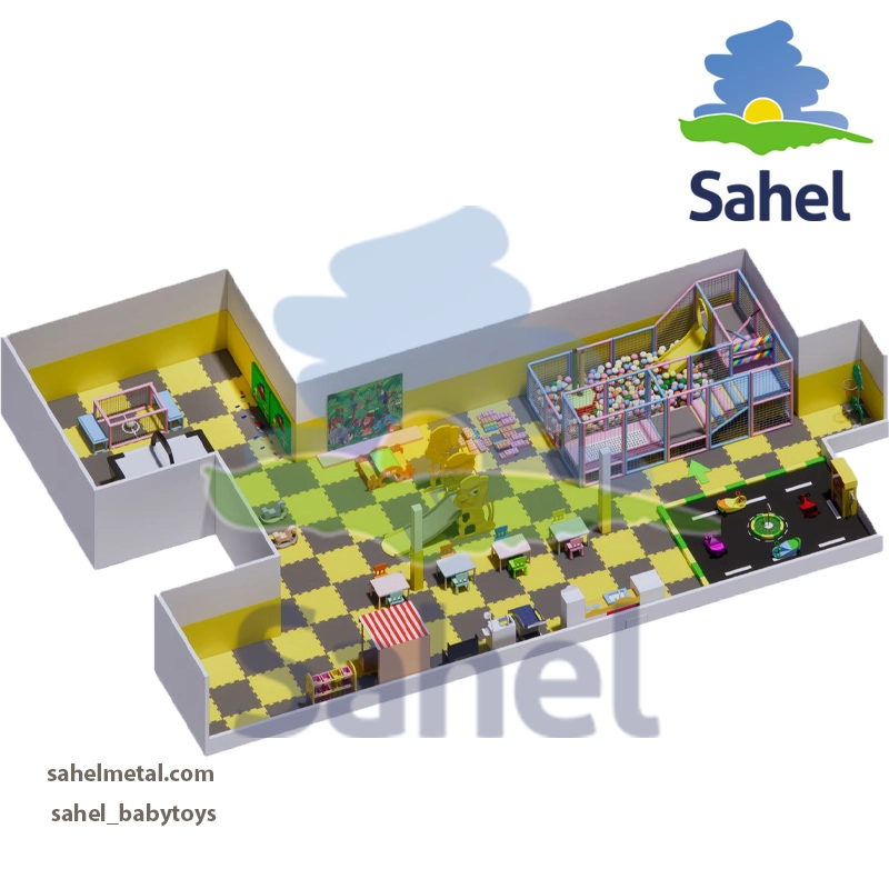 خانه بازی قلقلک کرمان ما در ساحل، خانه‌های بازی را فقط تجهیز نمی‌کنیم؛ از طراحی تا نصب، صفر تا صد با شما هستیم.