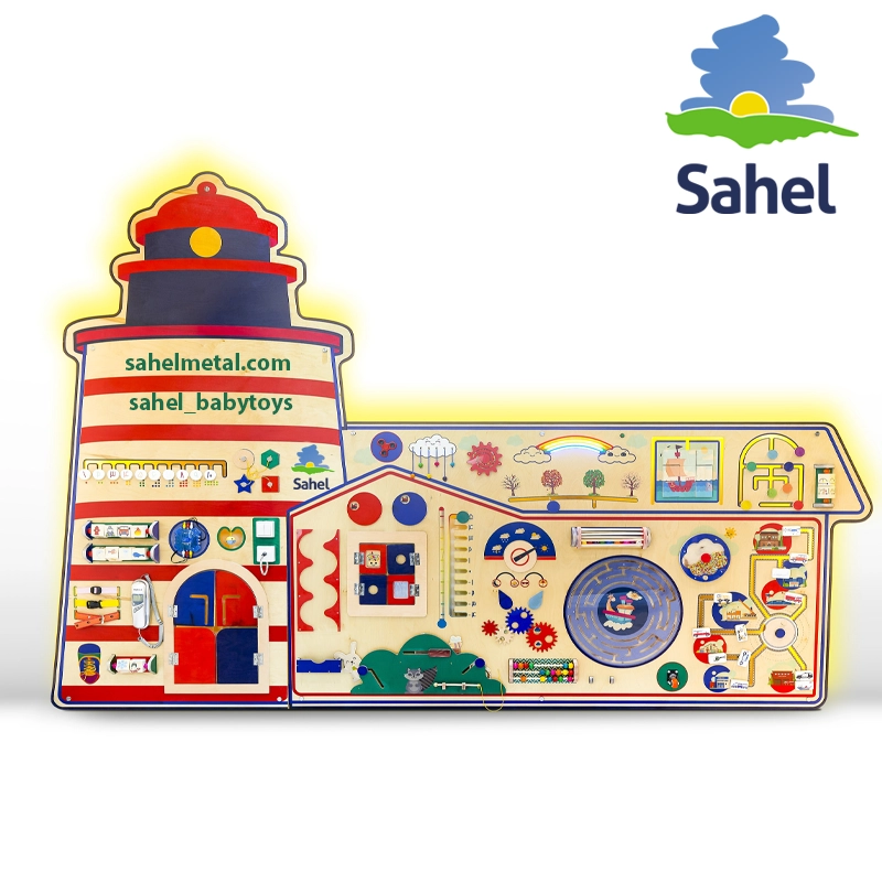 بیزی برد کودک تخته هوش طرح فانوس دریایی