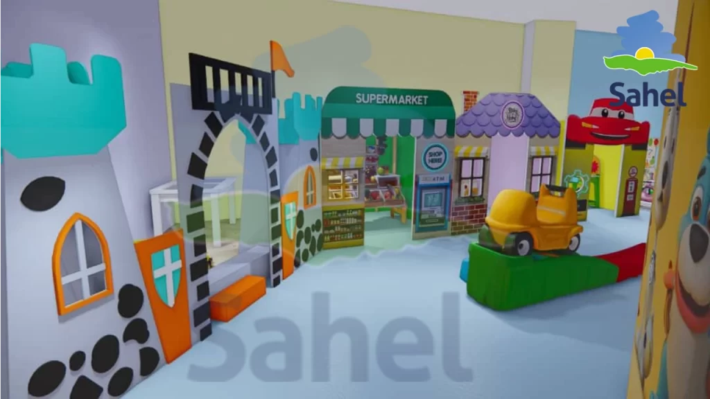 نمونه پروژه خانه بازی تجهیز شده توسط تیم صنایع تولیدی ساحل